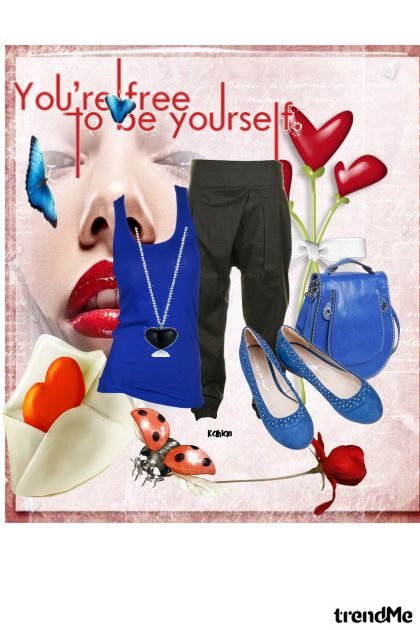 you are free to be yourself- Fashion set