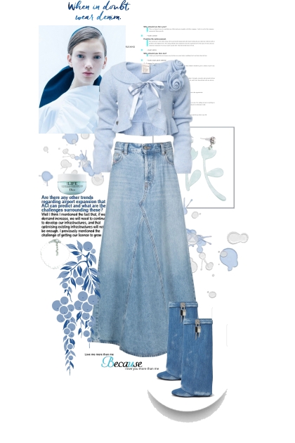 Blue color- Fashion set