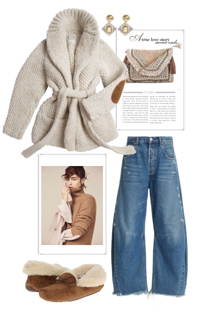 My cozy day- combinação de moda