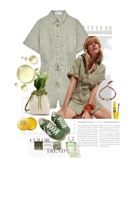 Green time- Fashion set