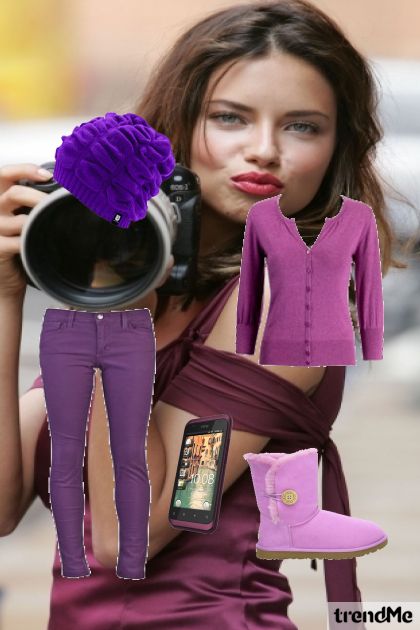 Purple Winter- Fashion set