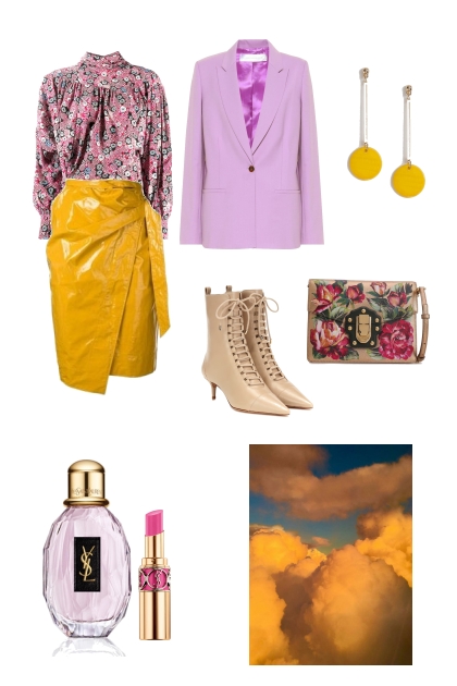 Lilies and Mustard- Combinazione di moda