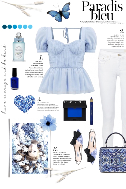 Paradis bleu- Fashion set