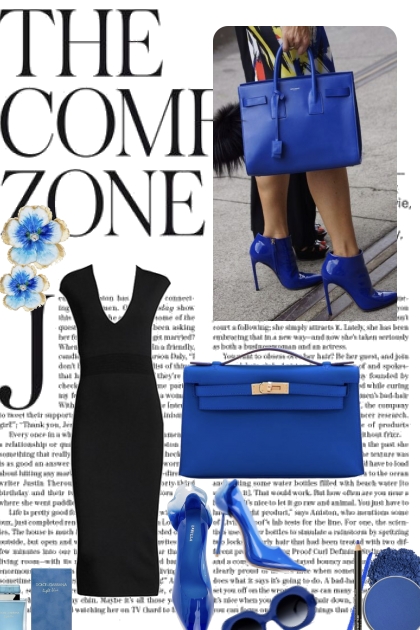 The comfort zone electro blue- Модное сочетание
