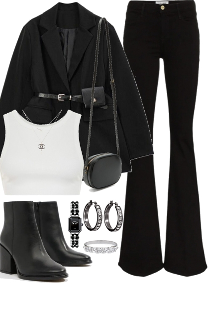 Black and white- Combinaciónde moda