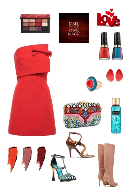 Little Red Dress- Combinaciónde moda
