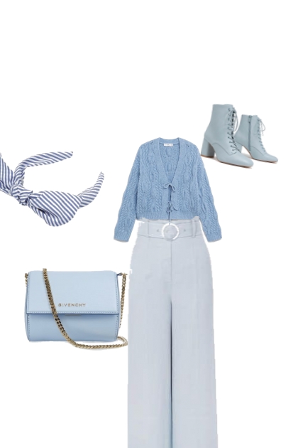 A   out to go fit for girls)blue- Fashion set