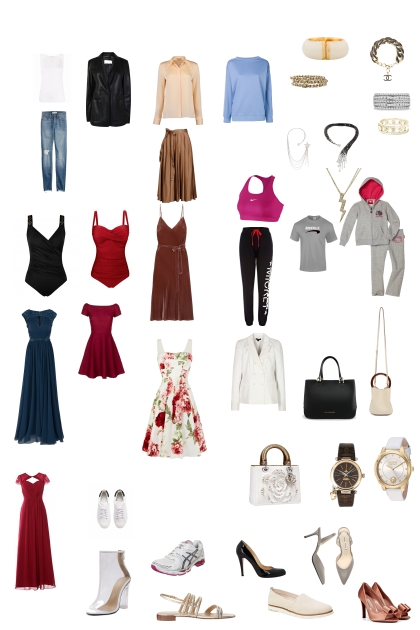 Базовый гардероб- Combinaciónde moda