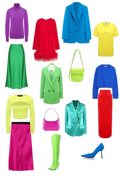 Яркие цвета- Fashion set