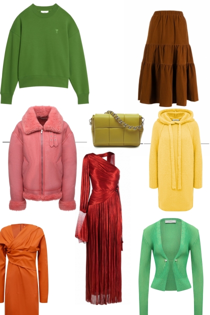 Теплые цвета 6- combinação de moda