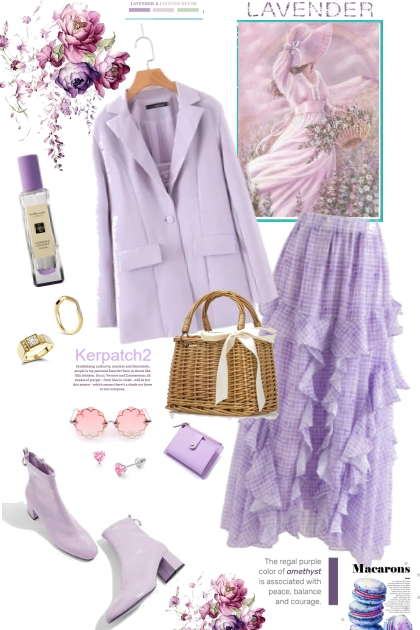 LAVENDER FIELDS FOREVER  [6.14.2023]- combinação de moda