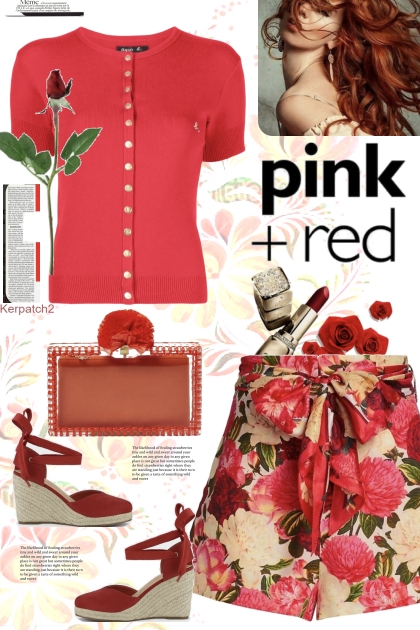 pink   red    [6.22.2023]- combinação de moda