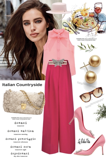 ITALIAN COUNTRYSIDE     [6.24.2023}- Combinazione di moda