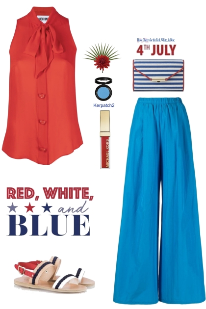 THREE CHEERS FOR THE RED, WHITE, AND BLUE  [7.1.20- Модное сочетание