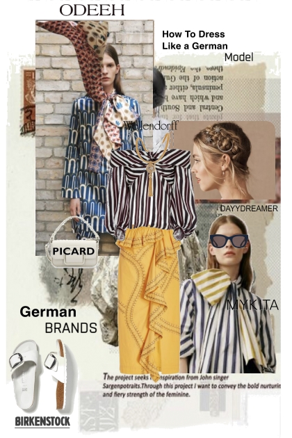 PROUD TO BE GERMAN- Fashion set