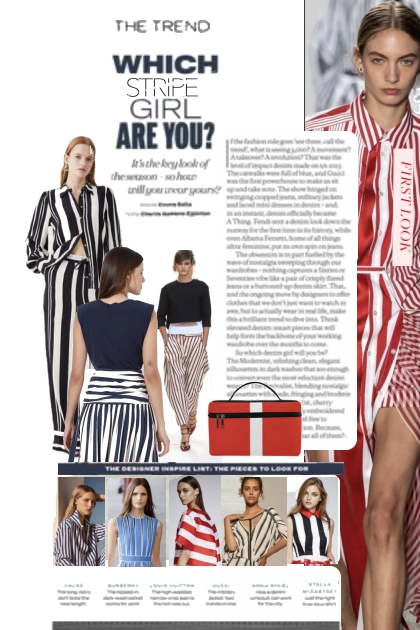 Which Stripe Girl are You- Fashion set