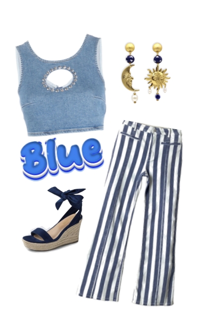 Blue - Combinazione di moda