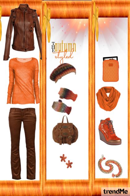 Orange- Combinazione di moda