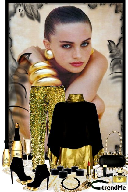 Black Gold- combinação de moda
