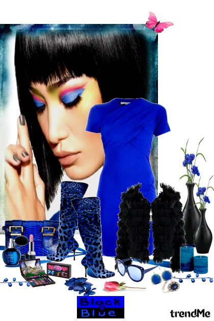 Black n Blue- Fashion set