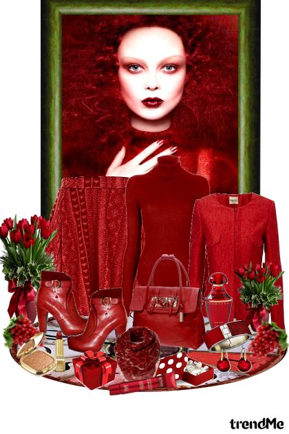 Red it is- Fashion set