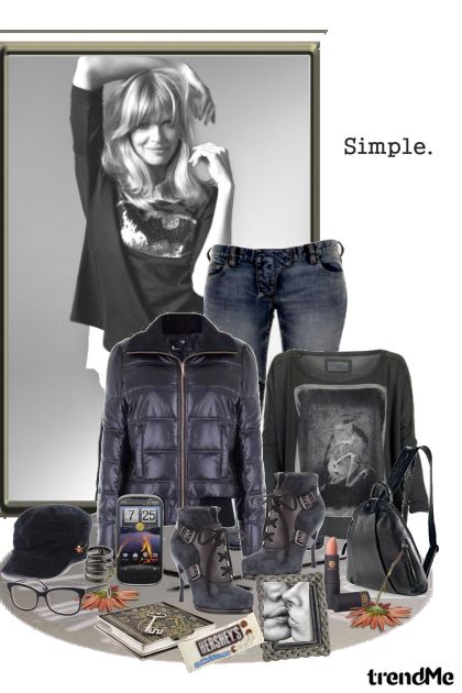 Simple Day- Combinazione di moda