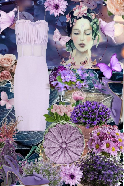 Dreams of Butterflies & Flowers- Combinazione di moda