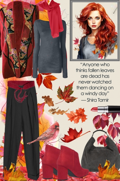 Dancing Leaves- Combinazione di moda