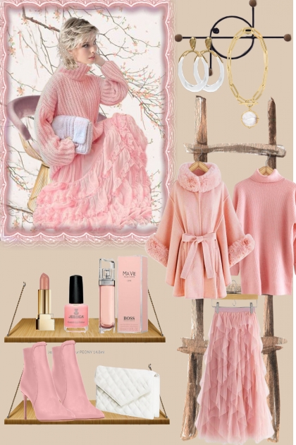 All Pretty in Pink- combinação de moda