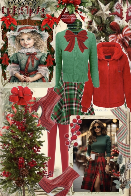 Remembering Childhood Christmas- Fashion set