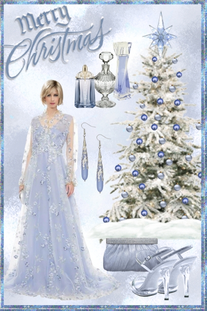 Very Merry Periwinkle Christmas- Fashion set