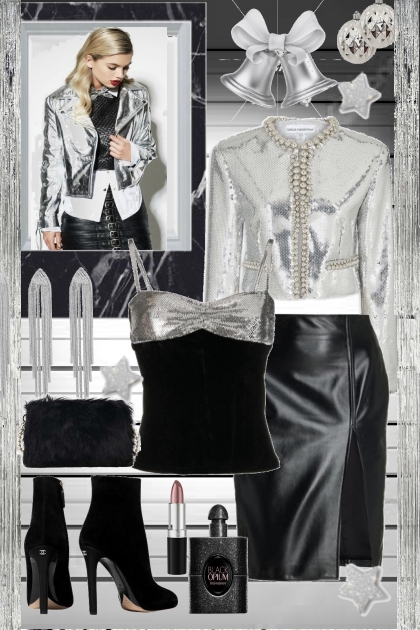 Silver & Black Is Where It's At- Combinazione di moda