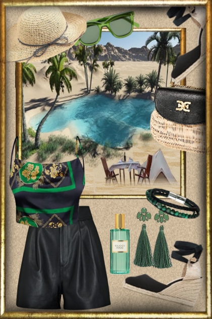 Date in a Desert Oasis- Fashion set