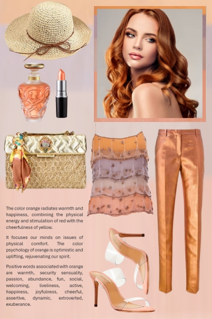 Orange Softly- Fashion set