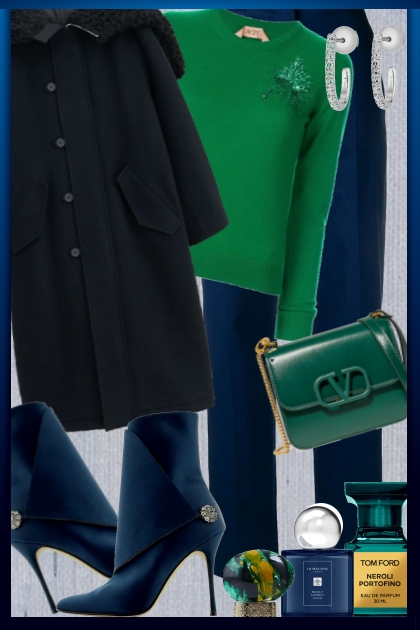 Blue and Green- Fashion set