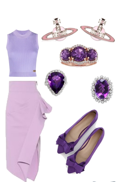 Purple explosion- Модное сочетание