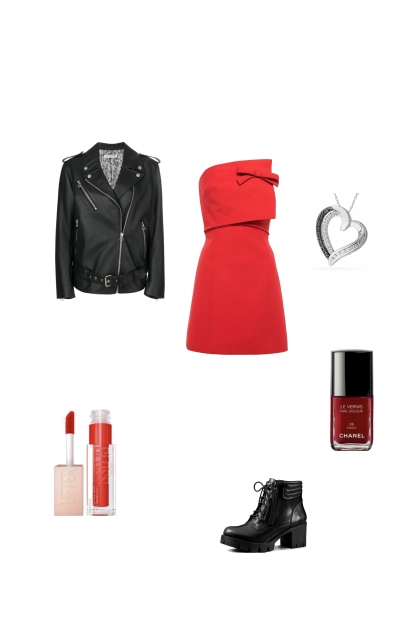 red and black - Fashion set