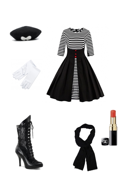 black and white - Fashion set