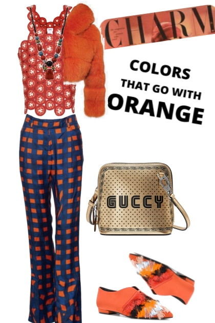 Outfit Orange- Modna kombinacija