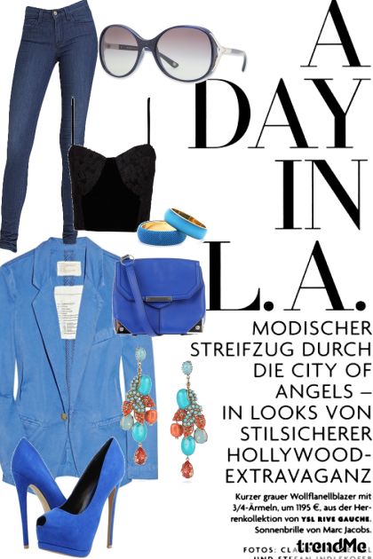 a day in L.A- Combinaciónde moda