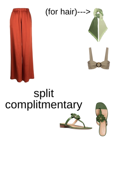 split complimentary - 搭配