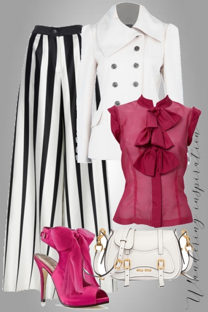 un tocco fuxia- Fashion set