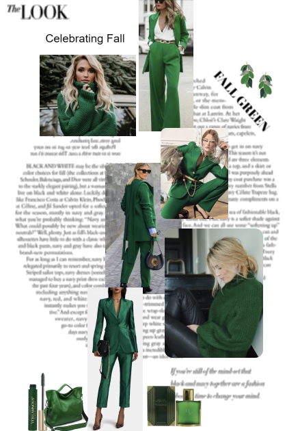 The Fall Green Look- Fashion set
