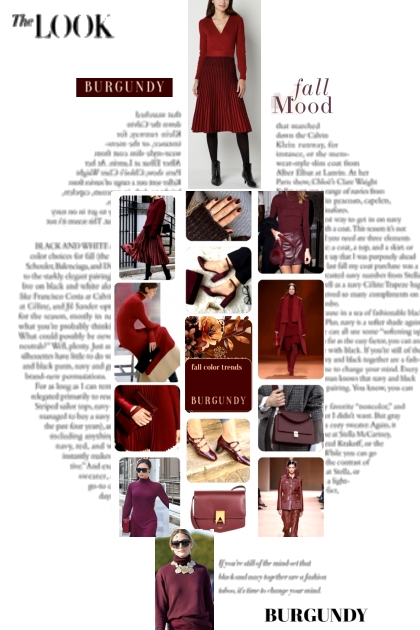 Fall Color Trends in Burgundy