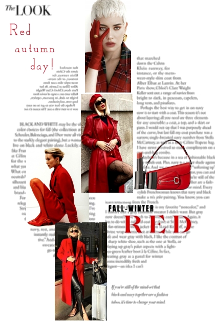 The Look in Fall Red- Combinazione di moda