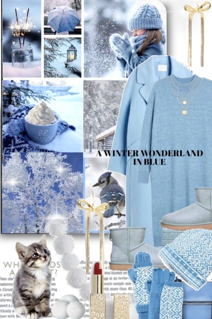 A Winter Wonderland in Blue
