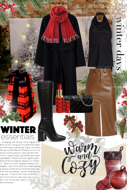 Warm and Cozy Winter- Combinaciónde moda