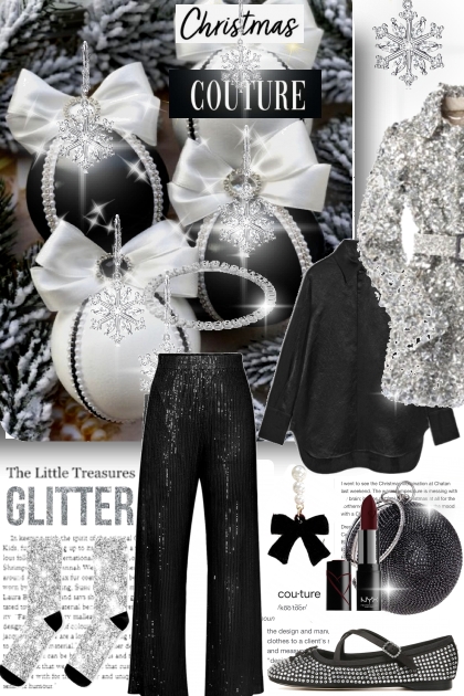 Christmas Glitter Couture- Modekombination