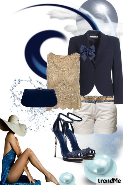blue night- combinação de moda