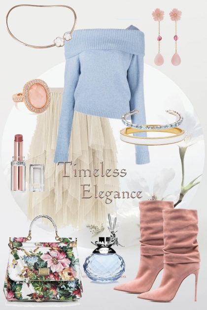 Timeless Elegance- combinação de moda